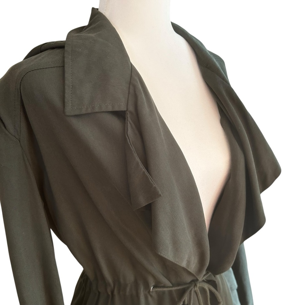 Revolve Cupcakes and Cashmere Army Jacket women’s sz medium olive green casual - Picture 11 of 15